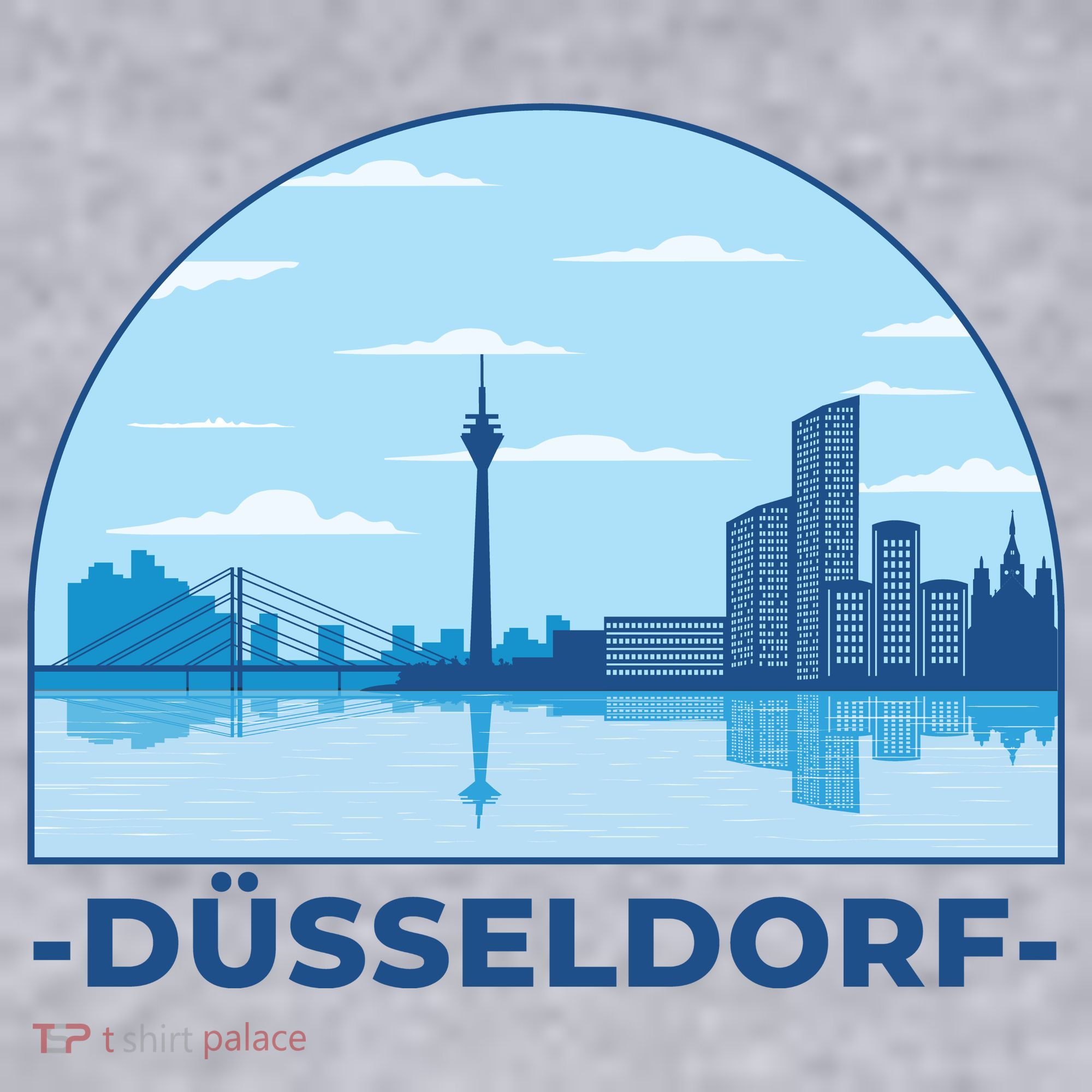 Dusseldorf Germany Skyline Women's Sweatshirt