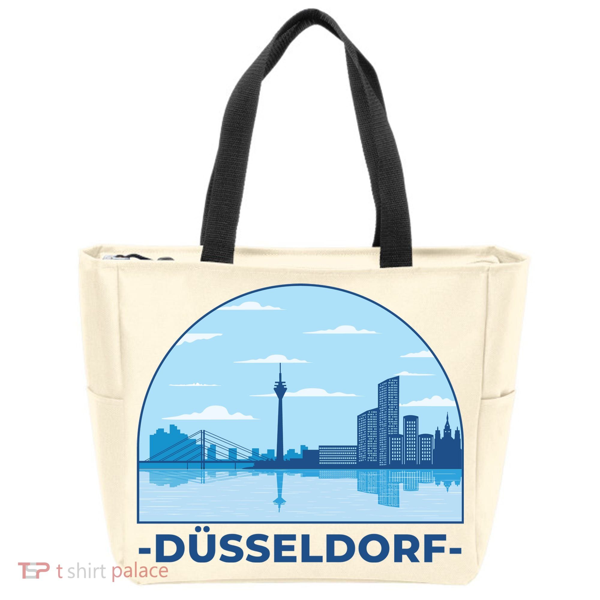 Dusseldorf Germany Skyline Tote Bag
