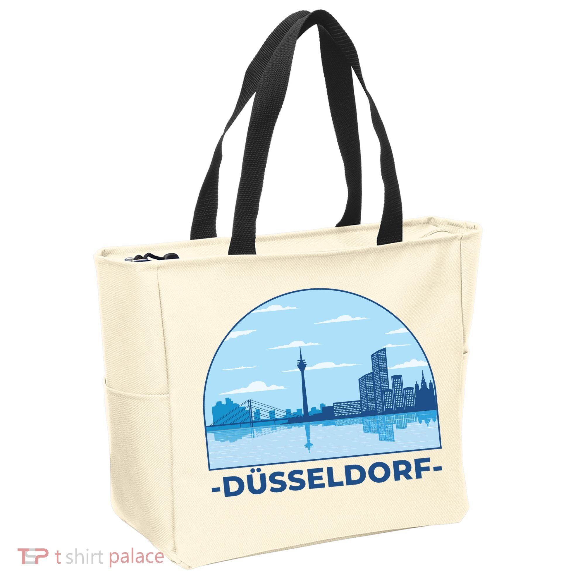Dusseldorf Germany Skyline Tote Bag