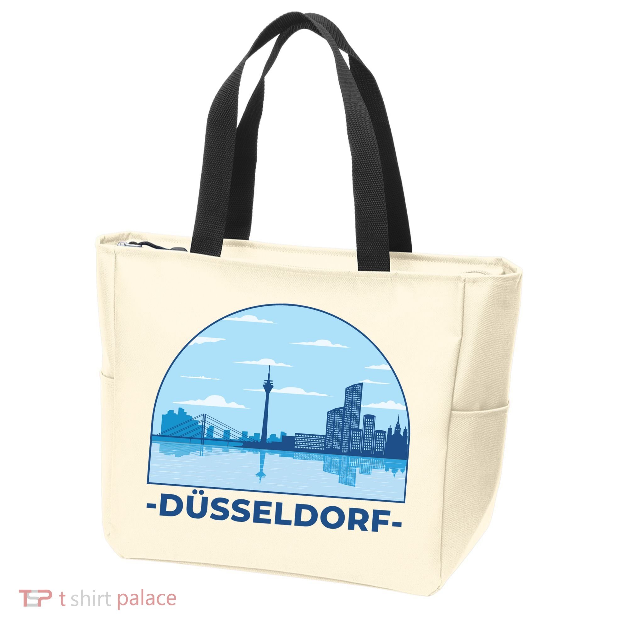 Dusseldorf Germany Skyline Tote Bag