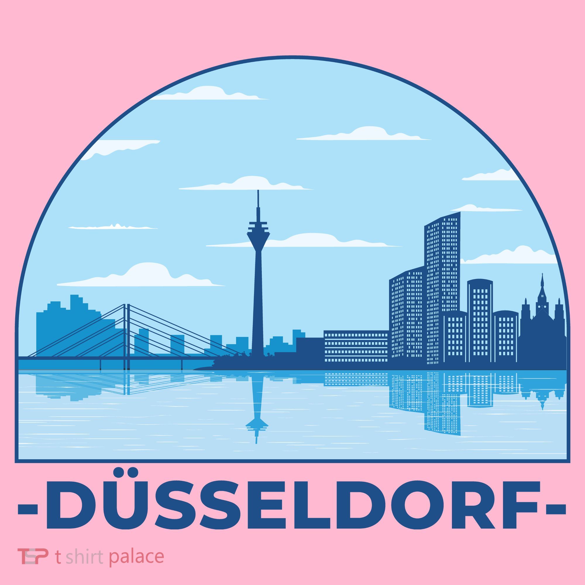 Dusseldorf Germany Skyline Coaster