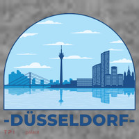 Dusseldorf Germany Skyline Toddler Hoodie thumb 2