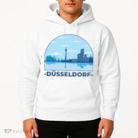 Dusseldorf Germany Skyline Hoodie thumb 2