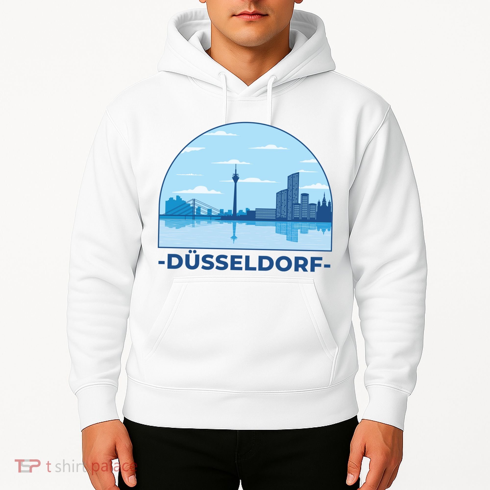 Dusseldorf Germany Skyline Hoodie