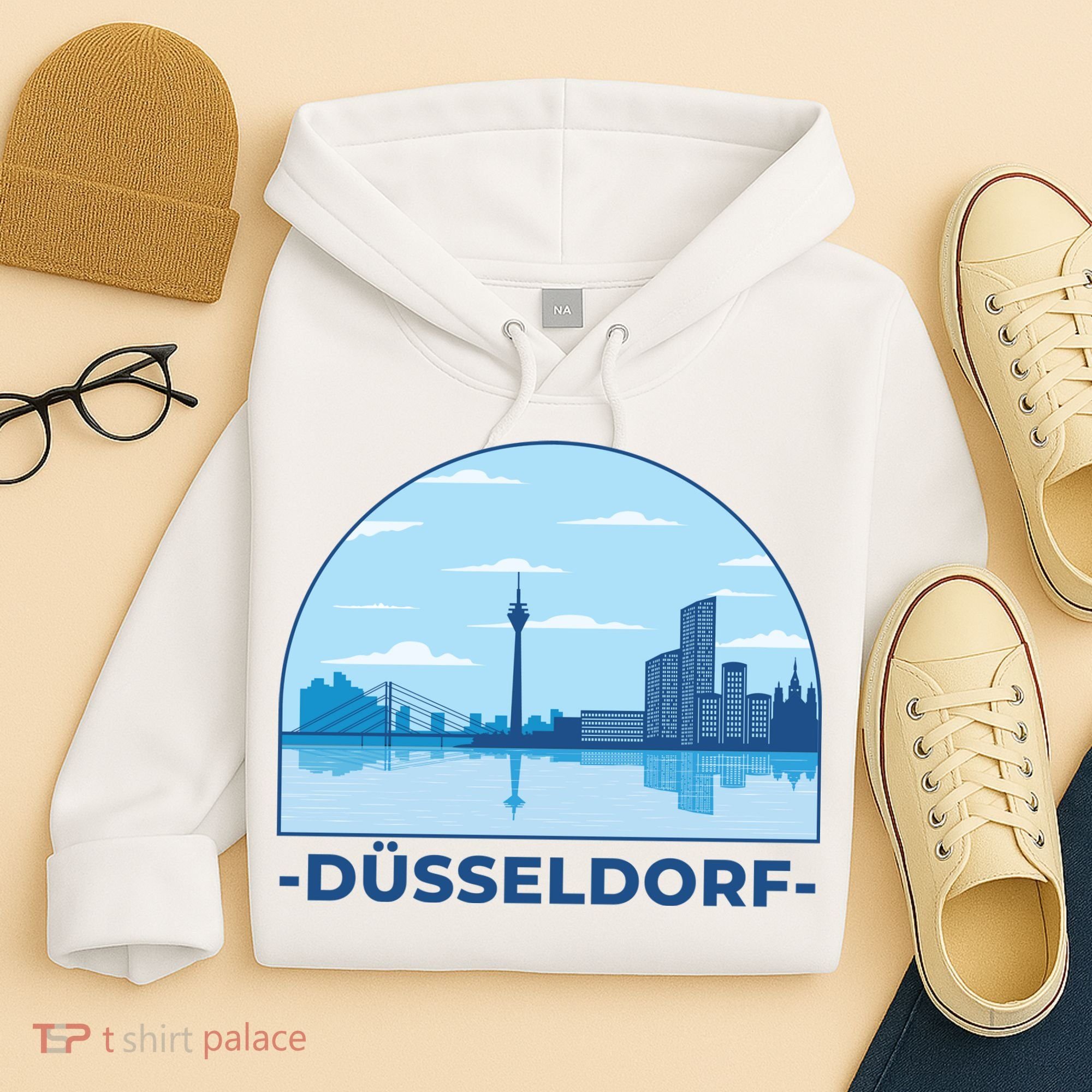 Dusseldorf Germany Skyline Hoodie