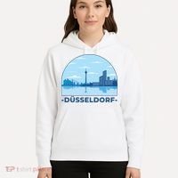Dusseldorf Germany Skyline Hoodie thumb 5