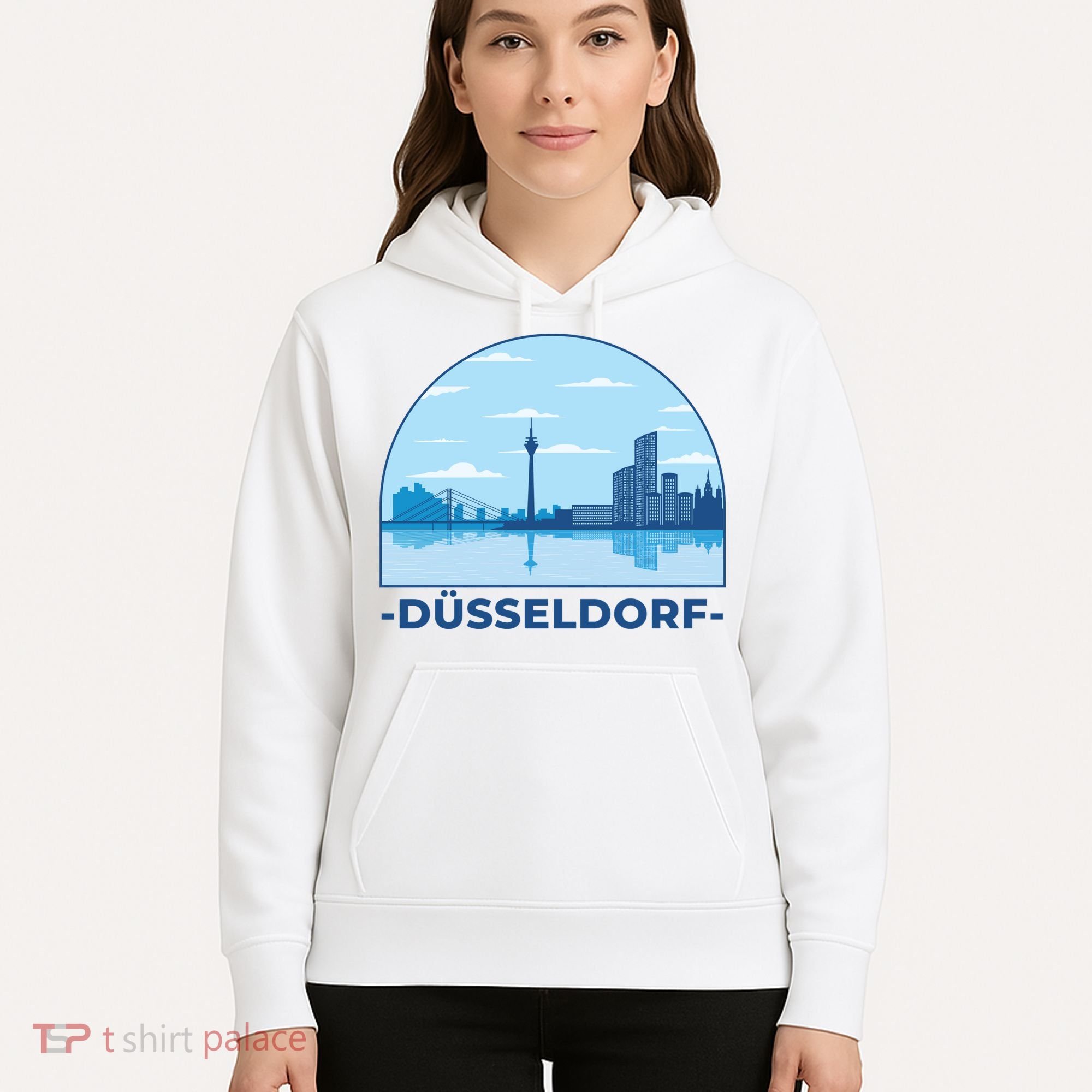 Dusseldorf Germany Skyline Hoodie