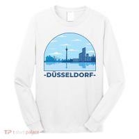Dusseldorf Germany Skyline Long Sleeve Shirt thumb 0