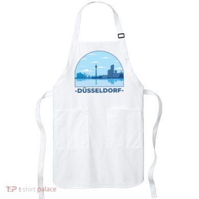 Dusseldorf Germany Skyline Apron