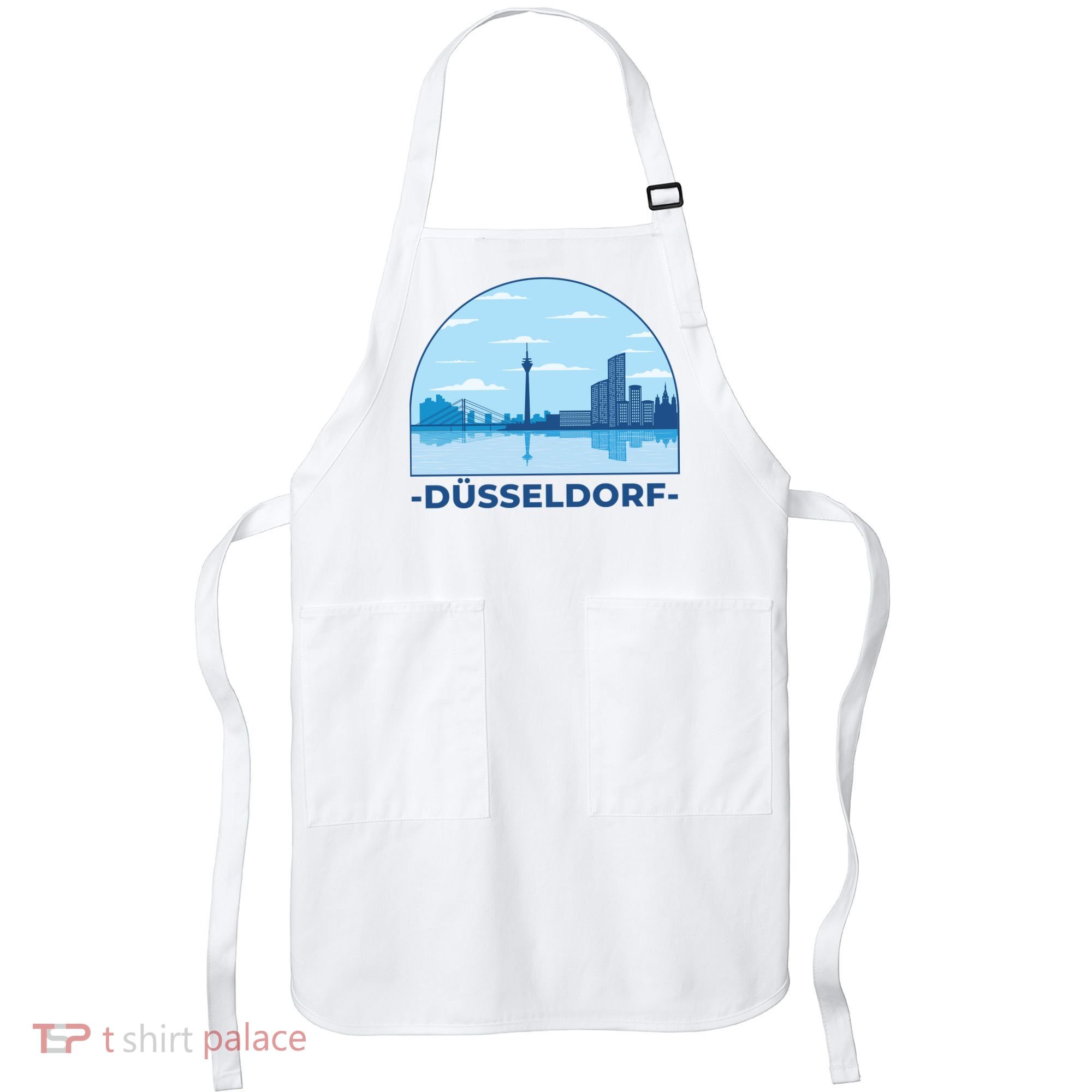 Dusseldorf Germany Skyline Apron