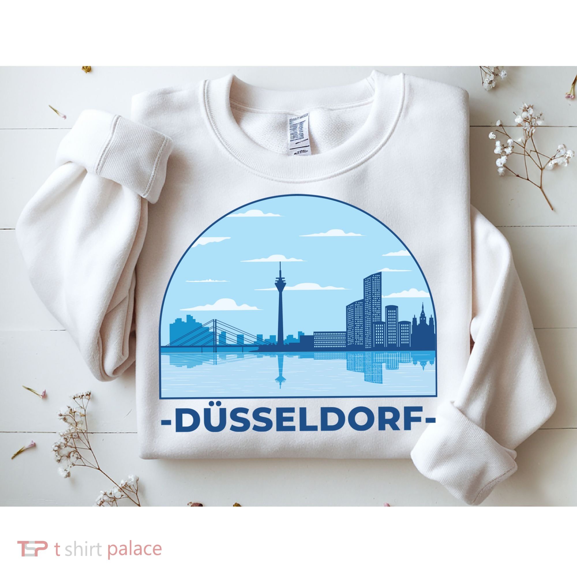 Dusseldorf Germany Skyline Sweatshirt