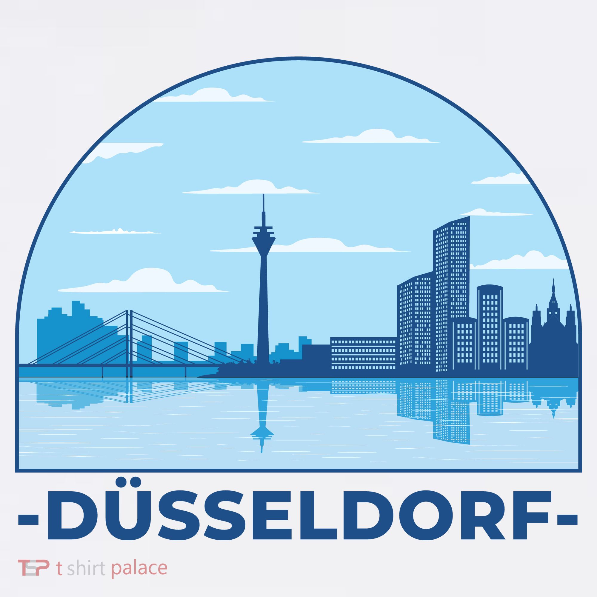 Dusseldorf Germany Skyline Sweatshirt