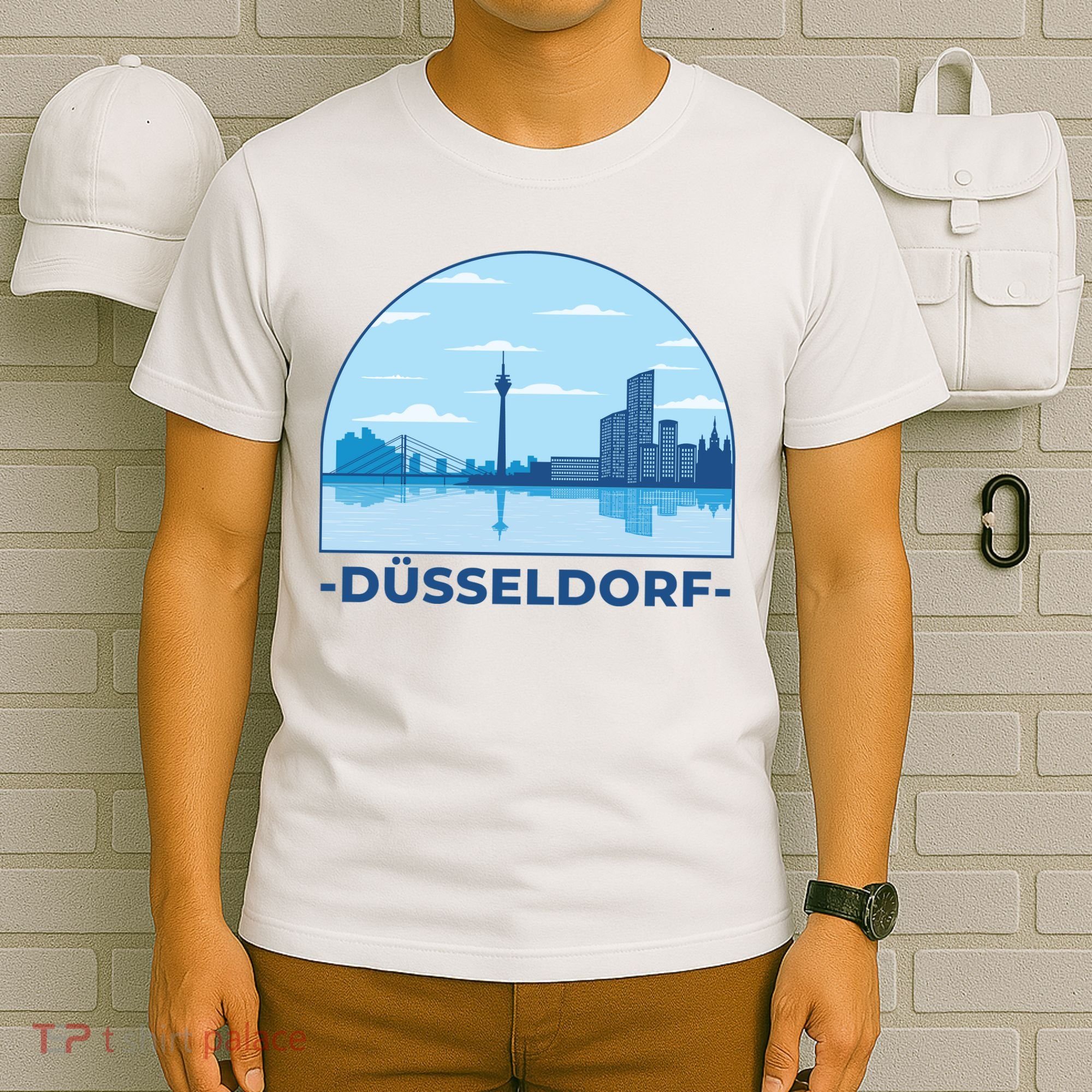 Dusseldorf Germany Skyline T-Shirt