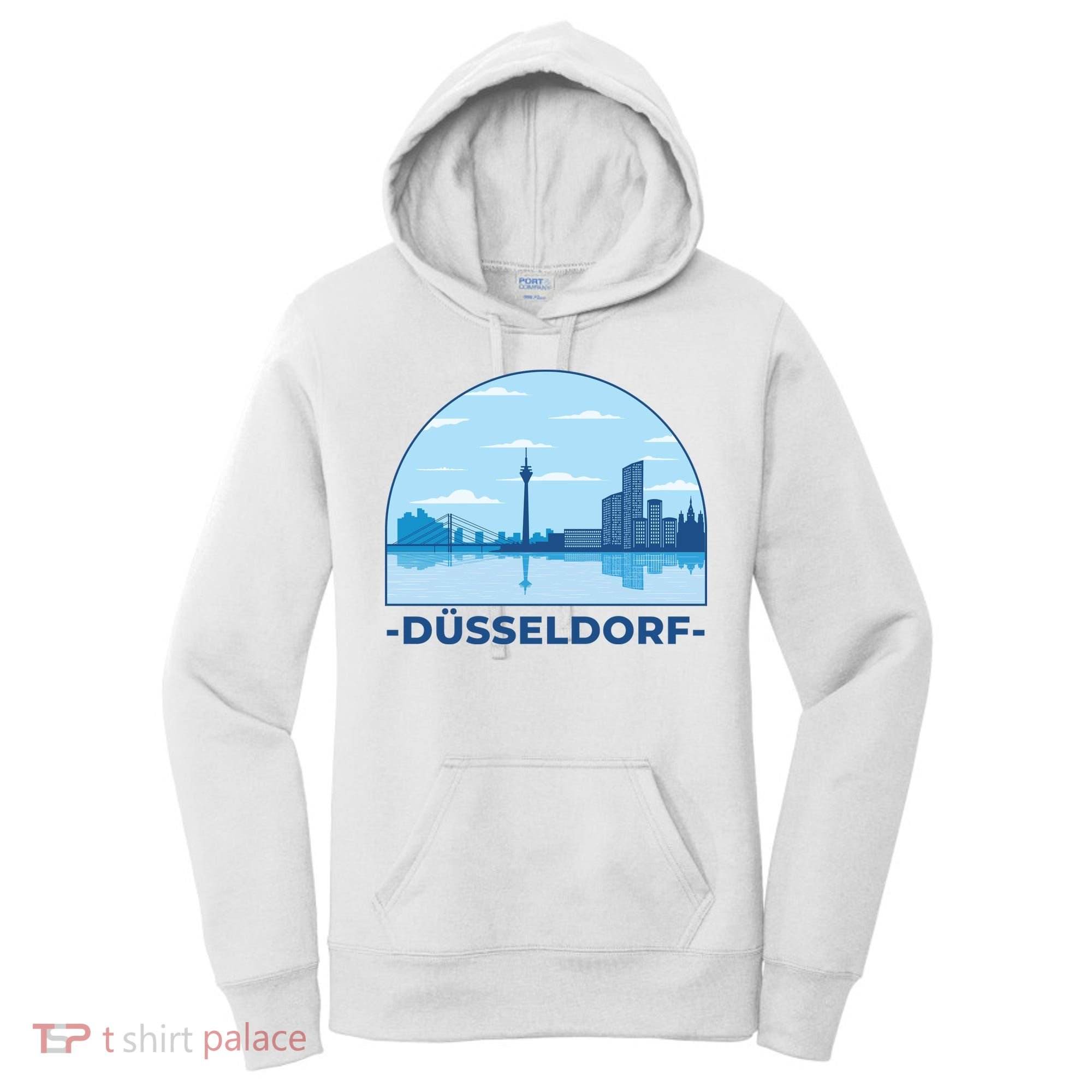 Dusseldorf Germany Skyline Women's Hoodie