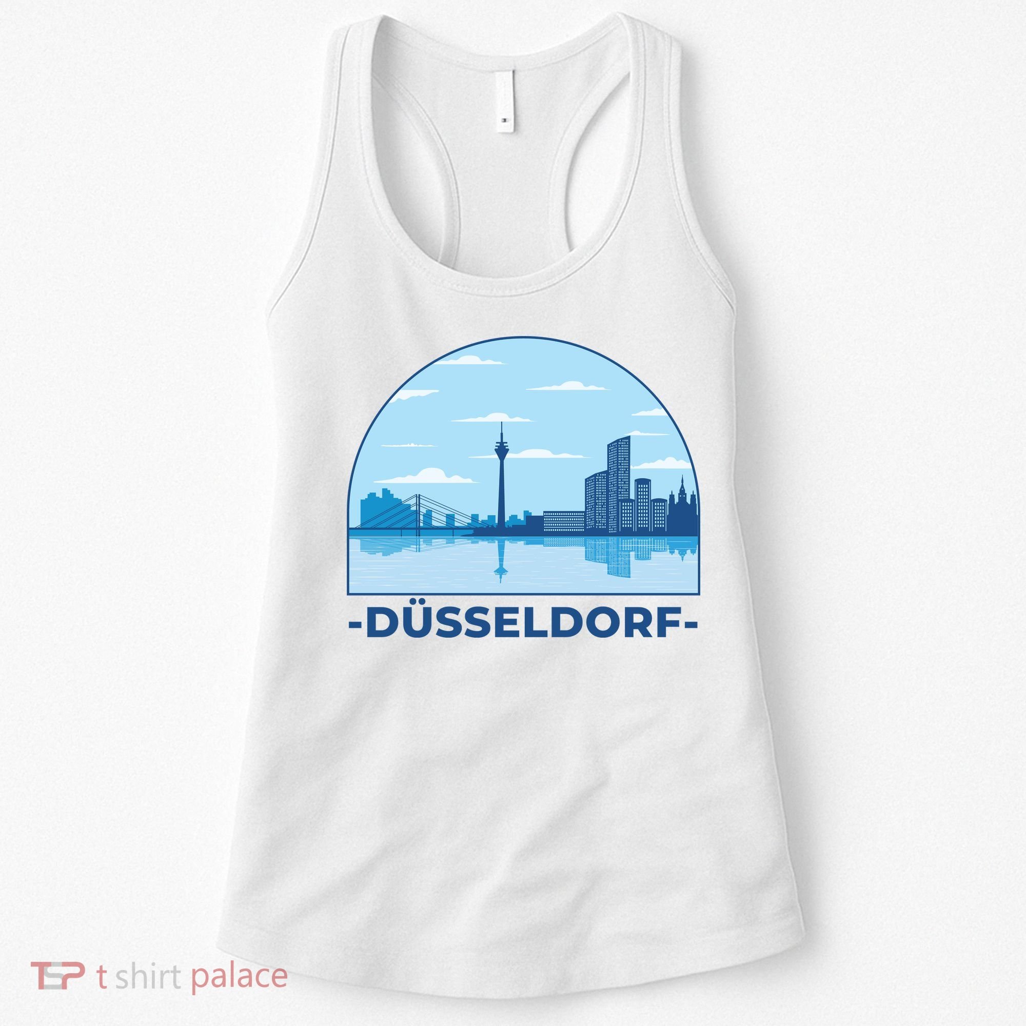 Dusseldorf Germany Skyline Women's Tank Top