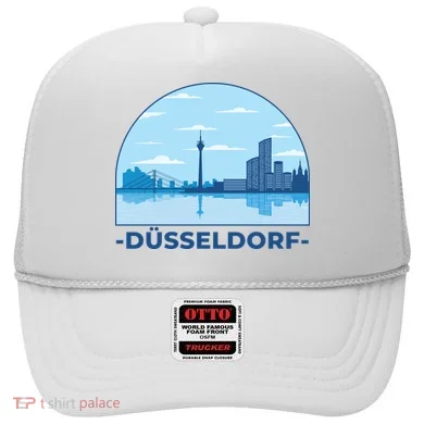Dusseldorf Germany Skyline Hat
