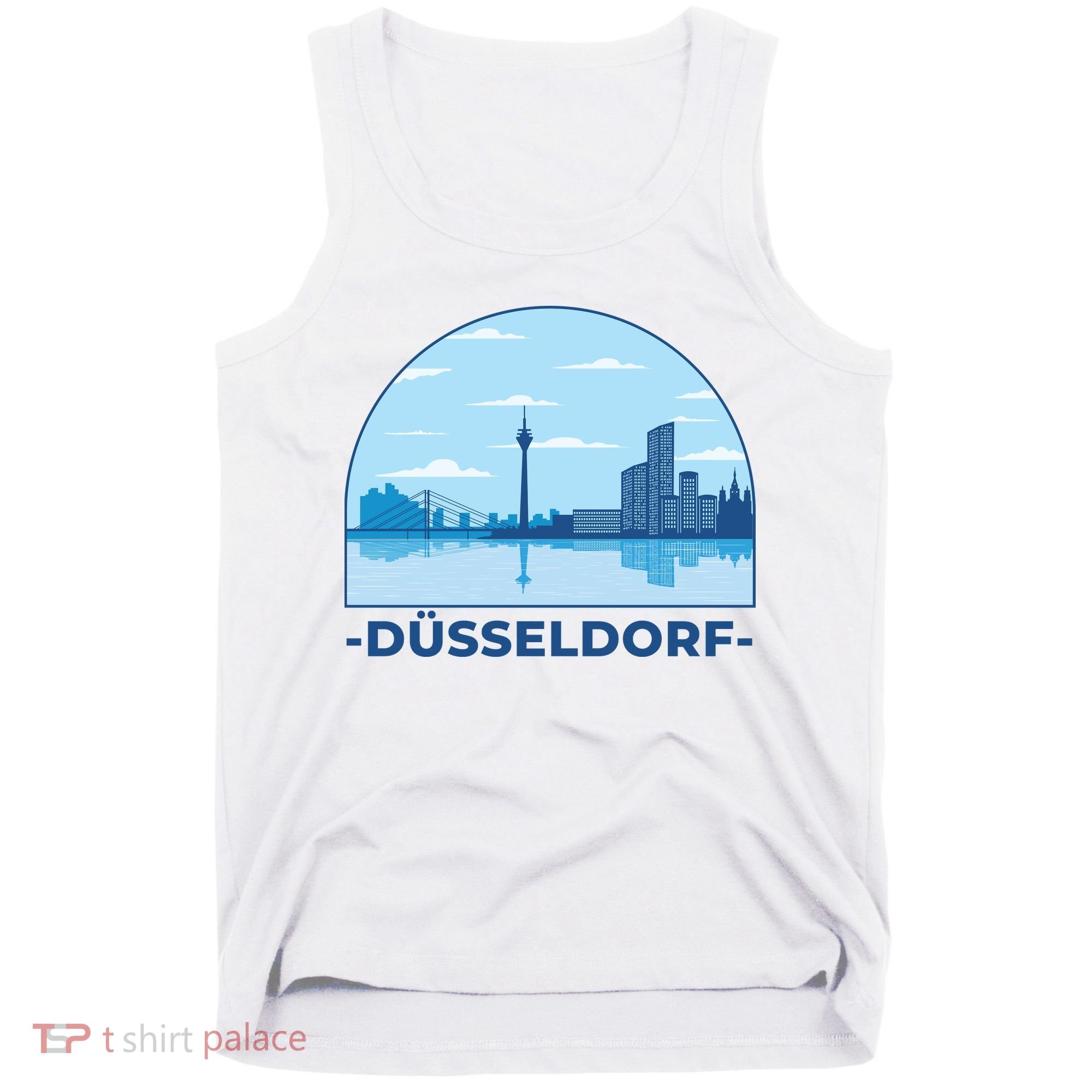 Dusseldorf Germany Skyline Tank Top