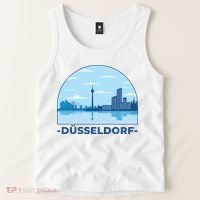 Dusseldorf Germany Skyline Tank Top thumb 2