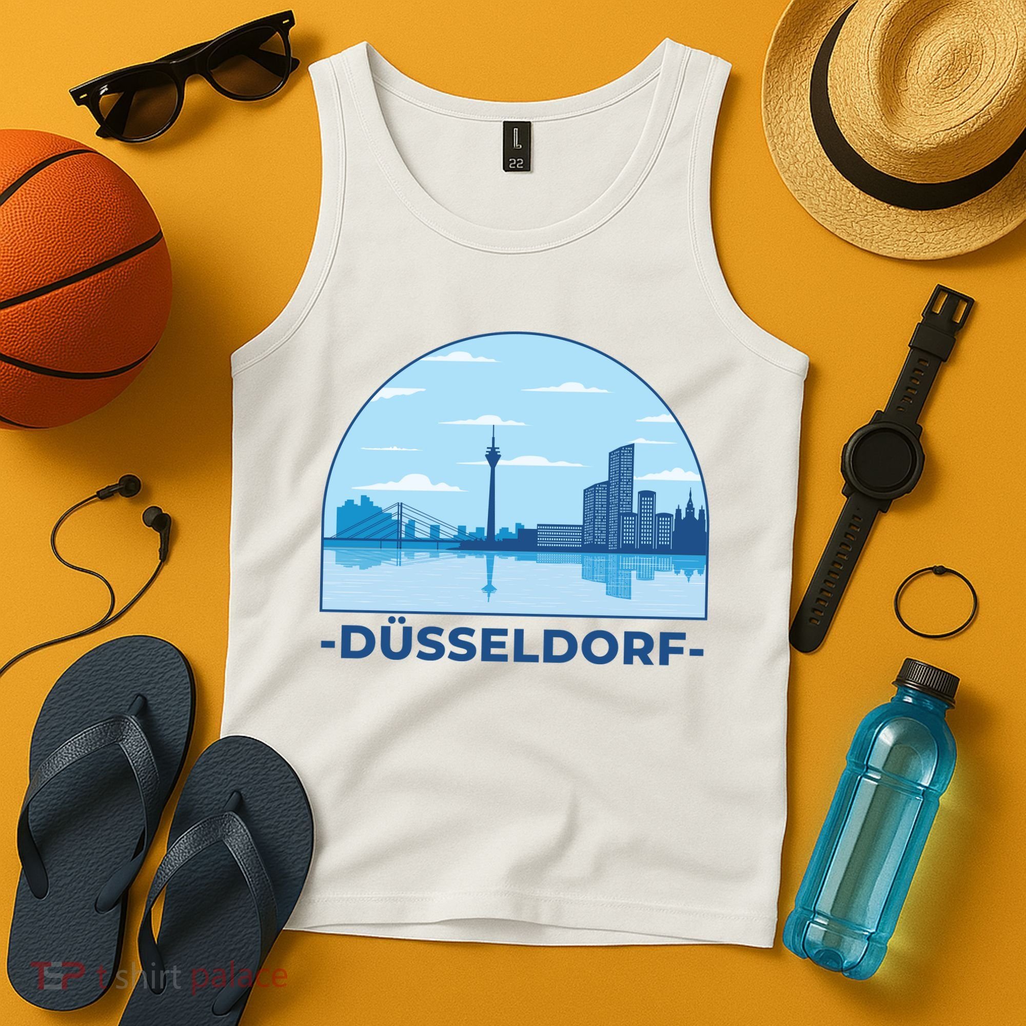 Dusseldorf Germany Skyline Tank Top