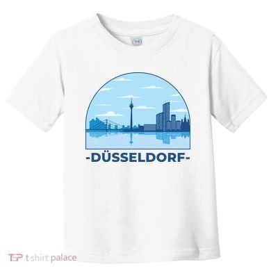 Dusseldorf Germany Skyline Toddler T-Shirt