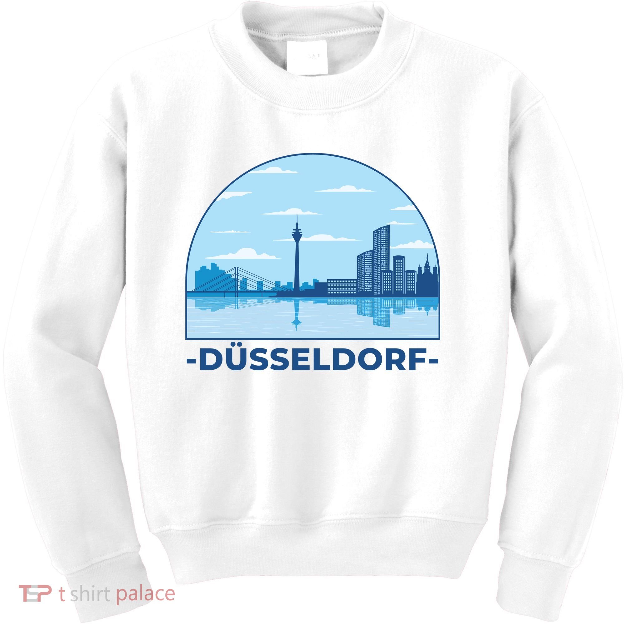 Dusseldorf Germany Skyline Kids Sweatshirt