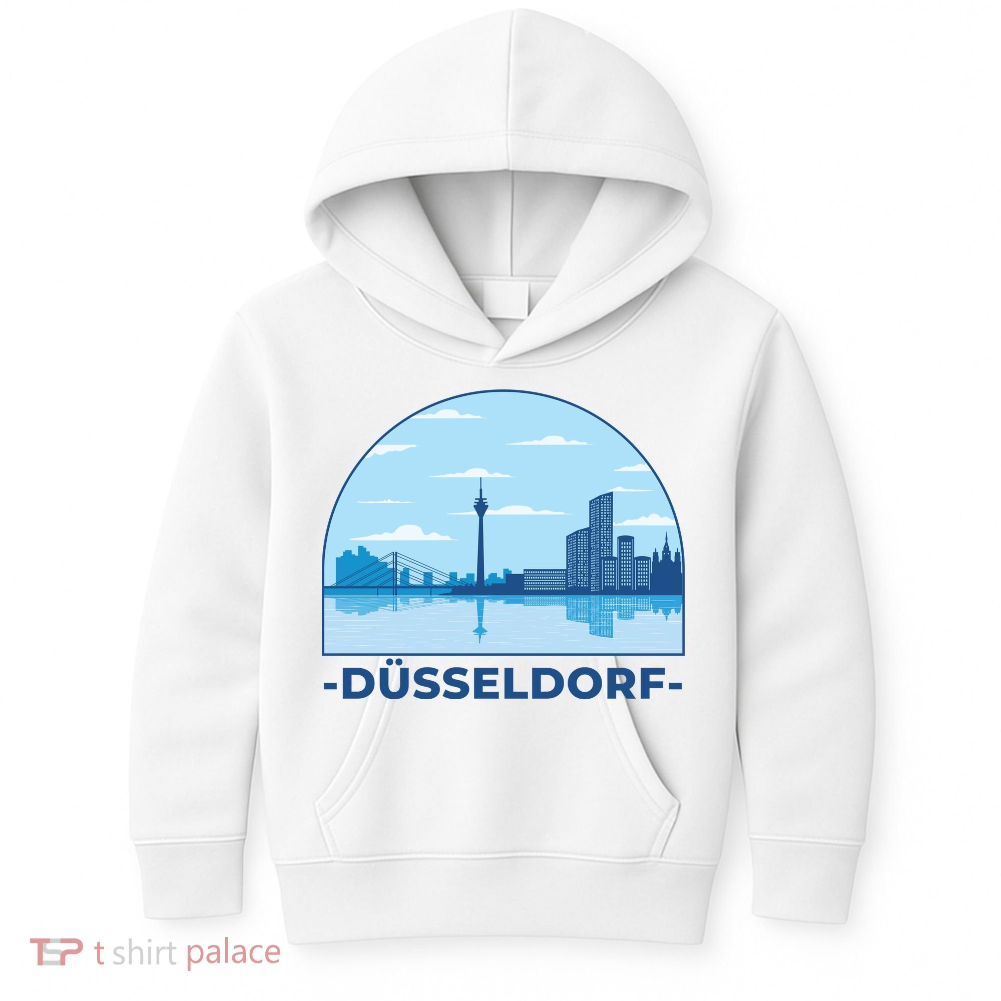 Dusseldorf Germany Skyline Kids Hoodie