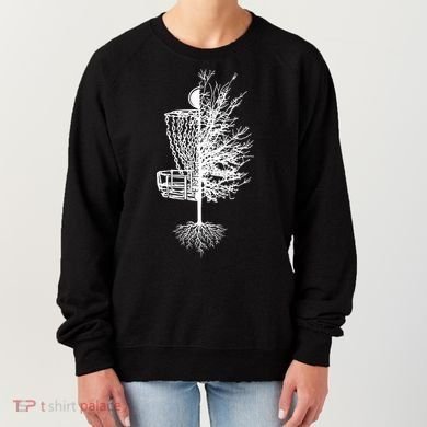 Disc Golf Shirt Basket Tree Frisbee Golf TShirt Women's Sweatshirt