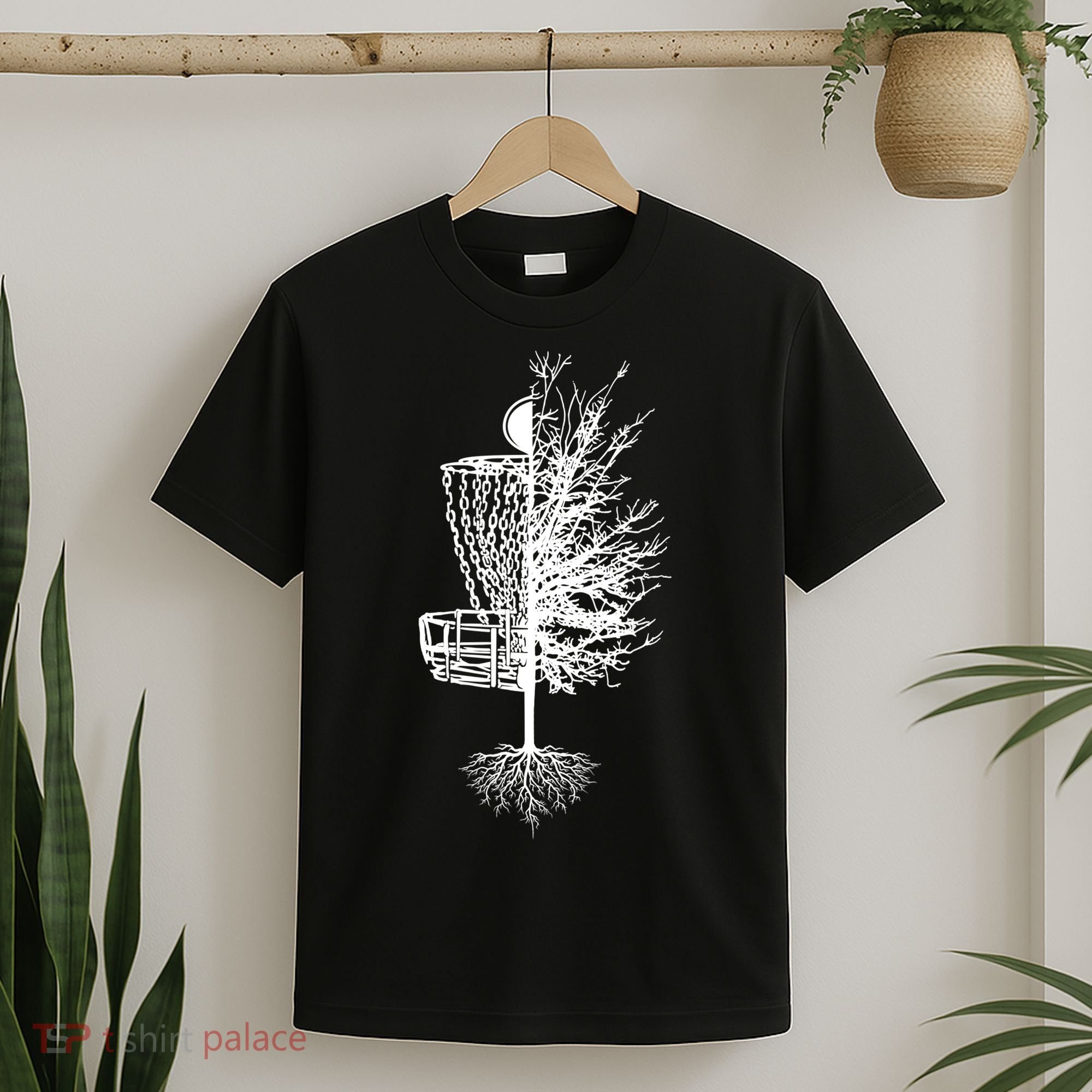 Disc Golf Shirt Basket Tree Frisbee Golf TShirt T-Shirt