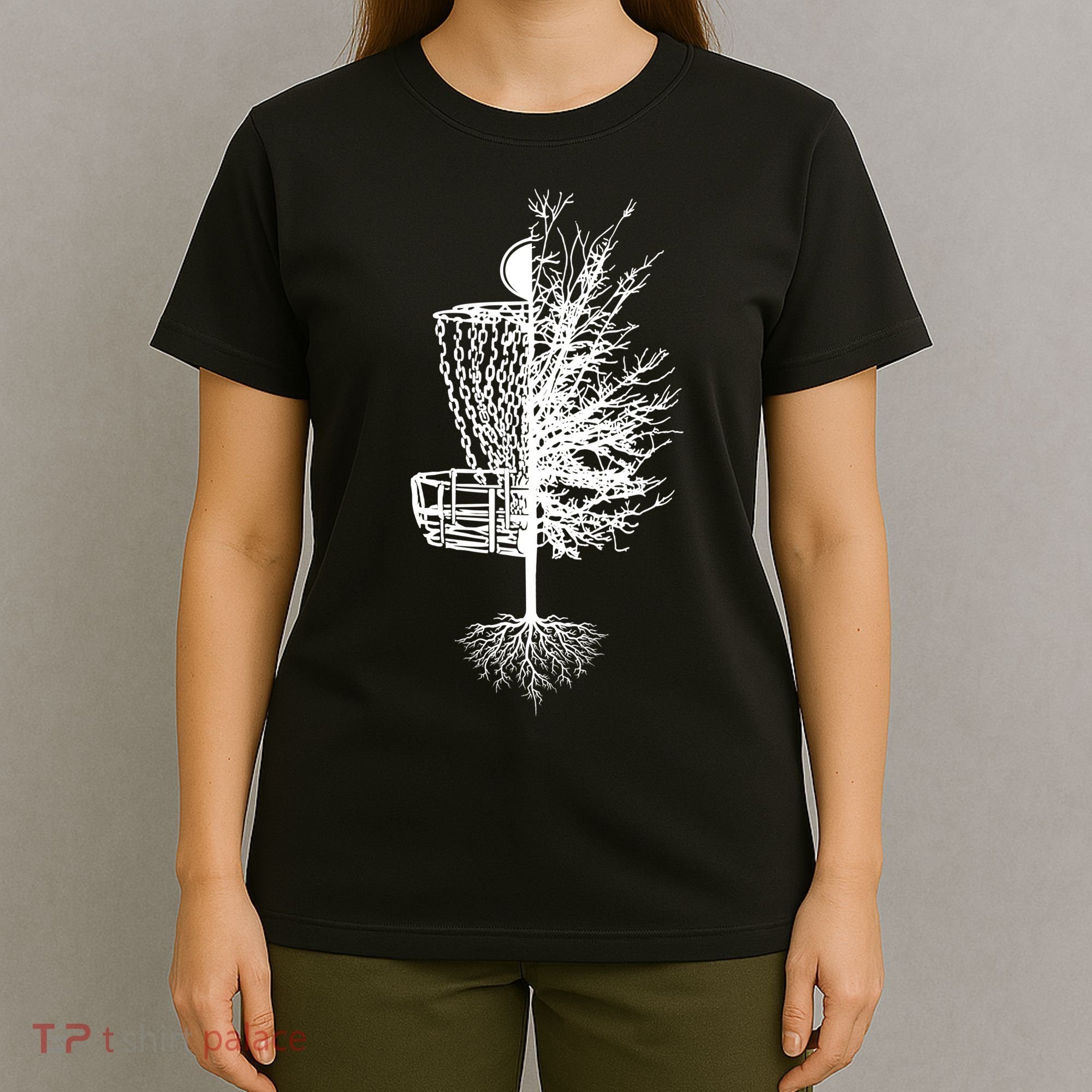 Disc Golf Shirt Basket Tree Frisbee Golf TShirt T-Shirt