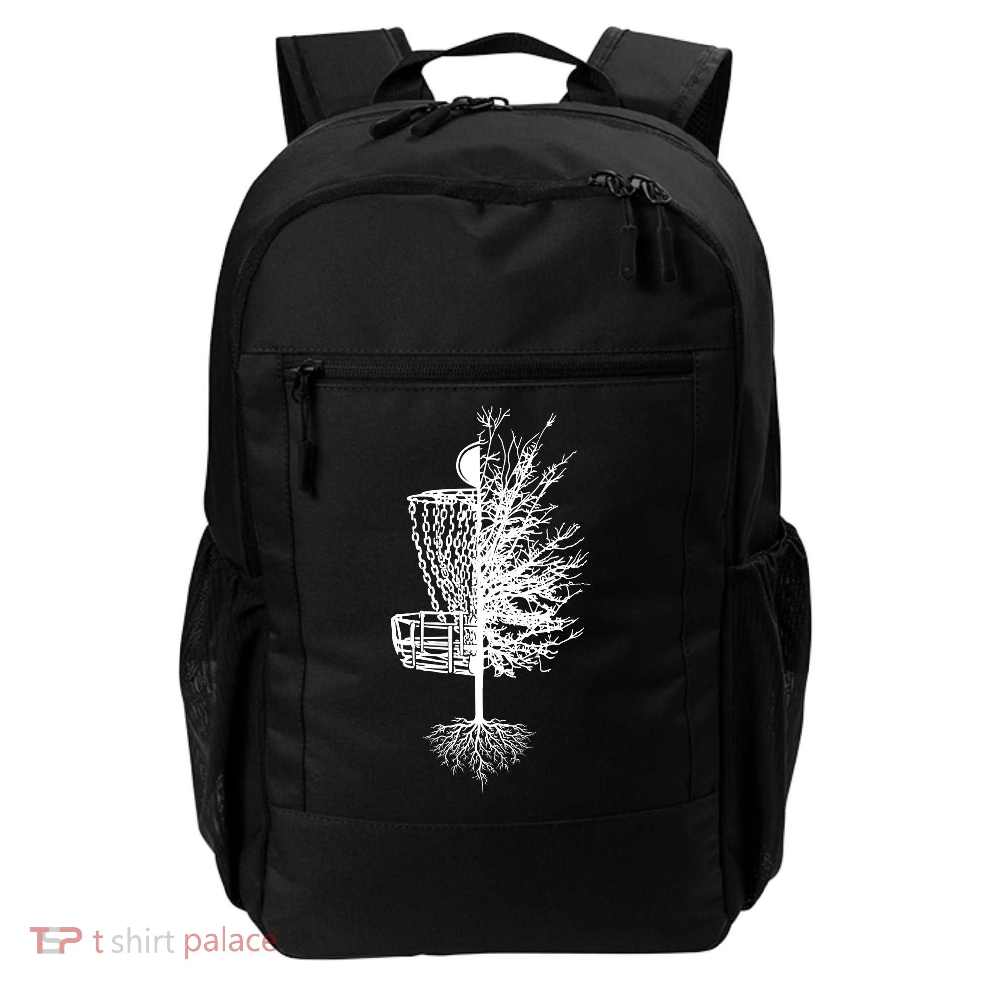 Disc Golf Shirt Basket Tree Frisbee Golf TShirt Backpack