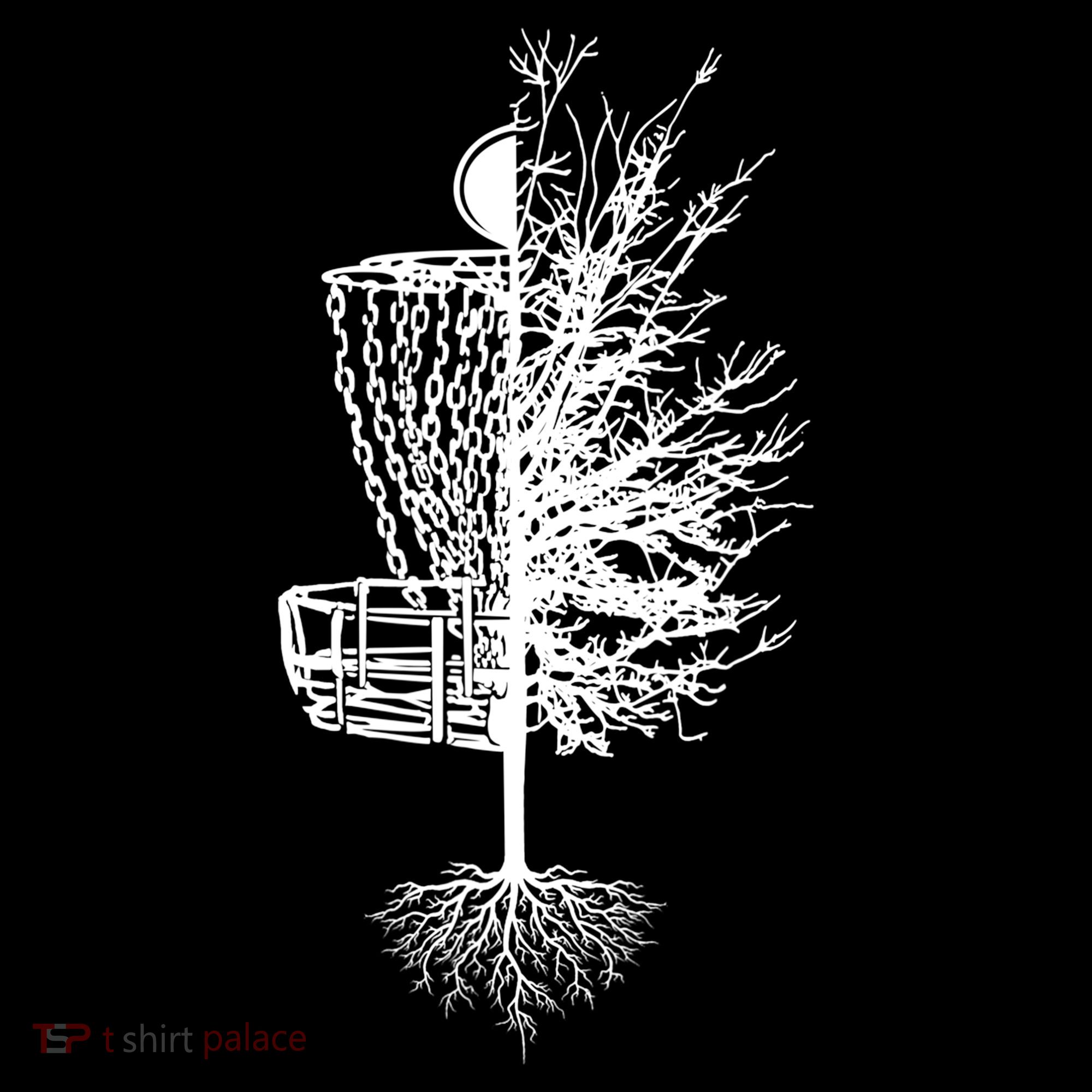 Disc Golf Shirt Basket Tree Frisbee Golf TShirt Coaster