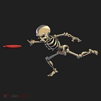 Disc Golfing Skeleton Halloween Disc Golf Halloween Women's Sweatshirt thumb 2