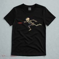 Disc Golfing Skeleton Halloween Disc Golf Halloween T-Shirt thumb 5