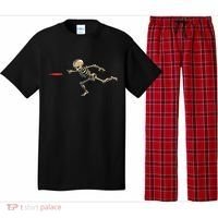 Disc Golfing Skeleton Halloween Disc Golf Halloween Pajama Set thumb 0