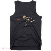Disc Golfing Skeleton Halloween Disc Golf Halloween Tank Top thumb 0