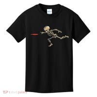 Disc Golfing Skeleton Halloween Disc Golf Halloween Kids T-Shirt thumb 0