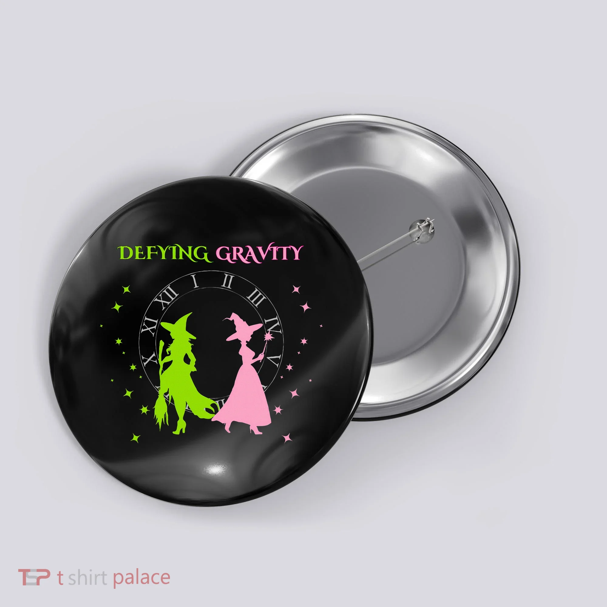 Defying Gravity Sparkles Button