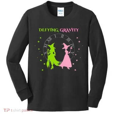 Defying Gravity Sparkles Kids Long Sleeve Shirt