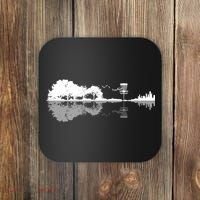 Disc Golf Sunset Guitar Guitarist Player Outfit Gift For Those Who Play Frolf Coaster thumb 0