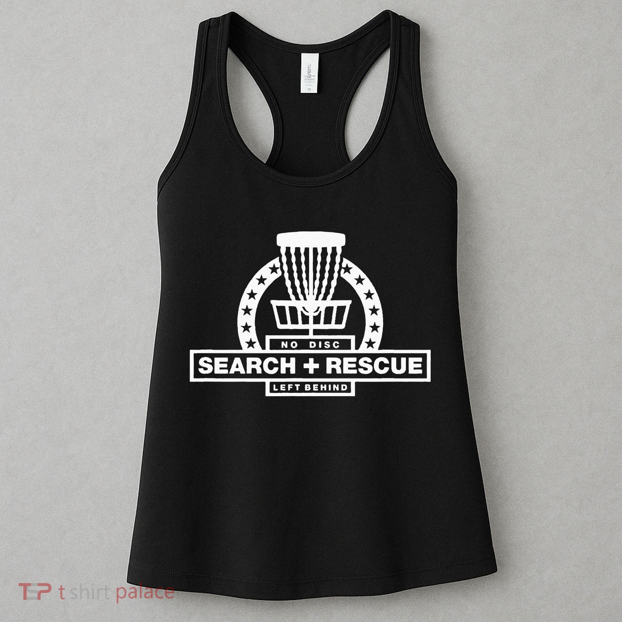 Disc Golf Search and Rescue Disc Golf Gift Funny Disc Golf Women's Tank Top