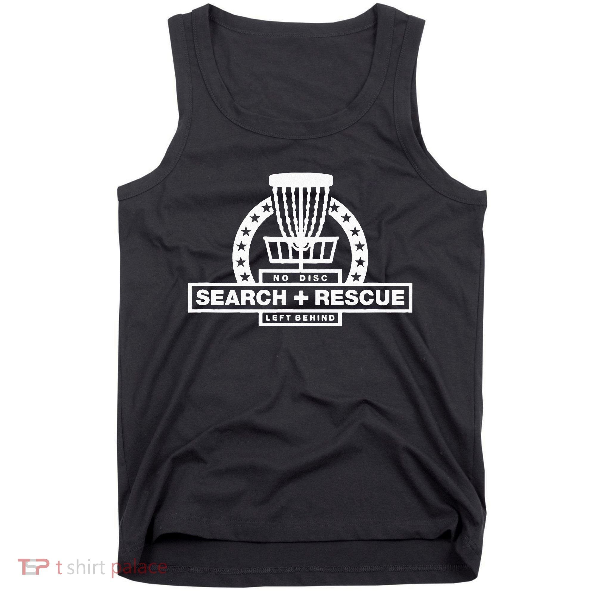 Disc Golf Search and Rescue Disc Golf Gift Funny Disc Golf Tank Top