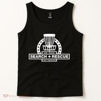 Disc Golf Search and Rescue Disc Golf Gift Funny Disc Golf Tank Top thumb 2