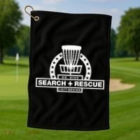 Disc Golf Search and Rescue Disc Golf Gift Funny Disc Golf Golf Towel thumb 1