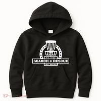 Disc Golf Search and Rescue Disc Golf Gift Funny Disc Golf Kids Hoodie thumb 0