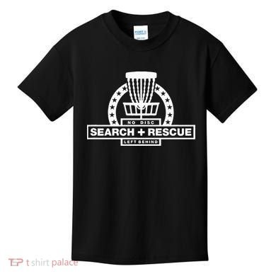 Disc Golf Search and Rescue Disc Golf Gift Funny Disc Golf Kids T-Shirt