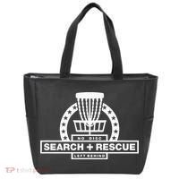 Disc Golf Search and Rescue Disc Golf Gift Funny Disc Golf Tote Bag thumb 0