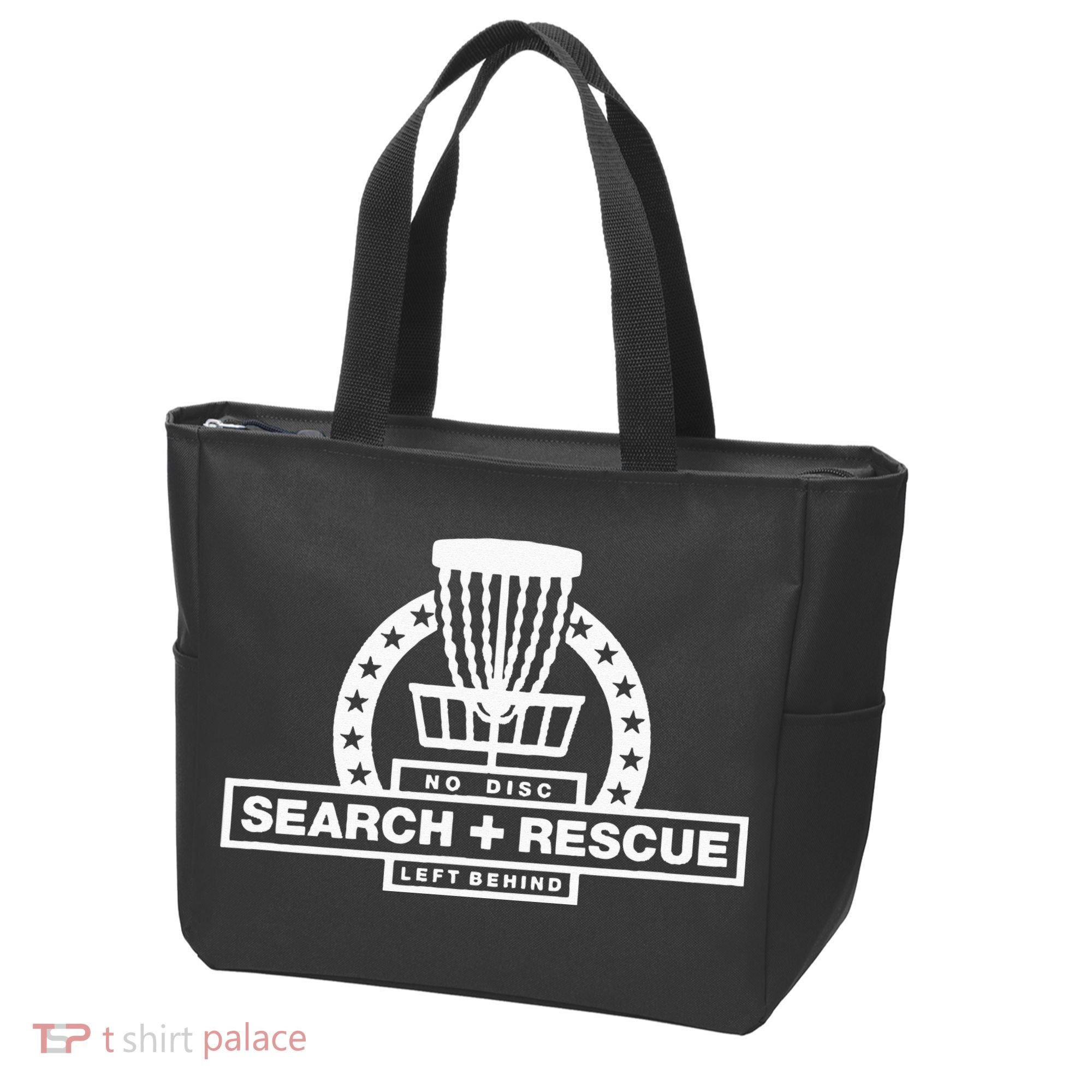 Disc Golf Search and Rescue Disc Golf Gift Funny Disc Golf Tote Bag