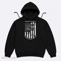 Disc Golf Search & Rescue Leave No Disc Behind White Flag Hoodie thumb 0