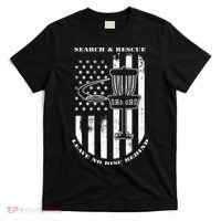 Disc Golf Search & Rescue Leave No Disc Behind White Flag T-Shirt thumb 0