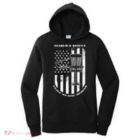 Disc Golf Search & Rescue Leave No Disc Behind White Flag Women's Hoodie thumb 0